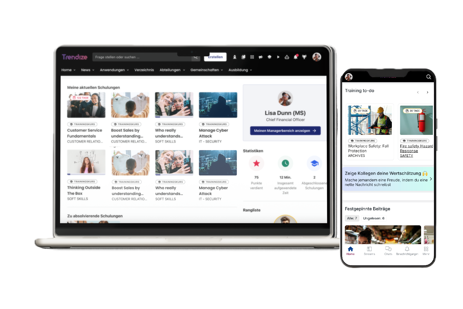 LumApps Learning Lernplattform für Schweizer Unternehmen
